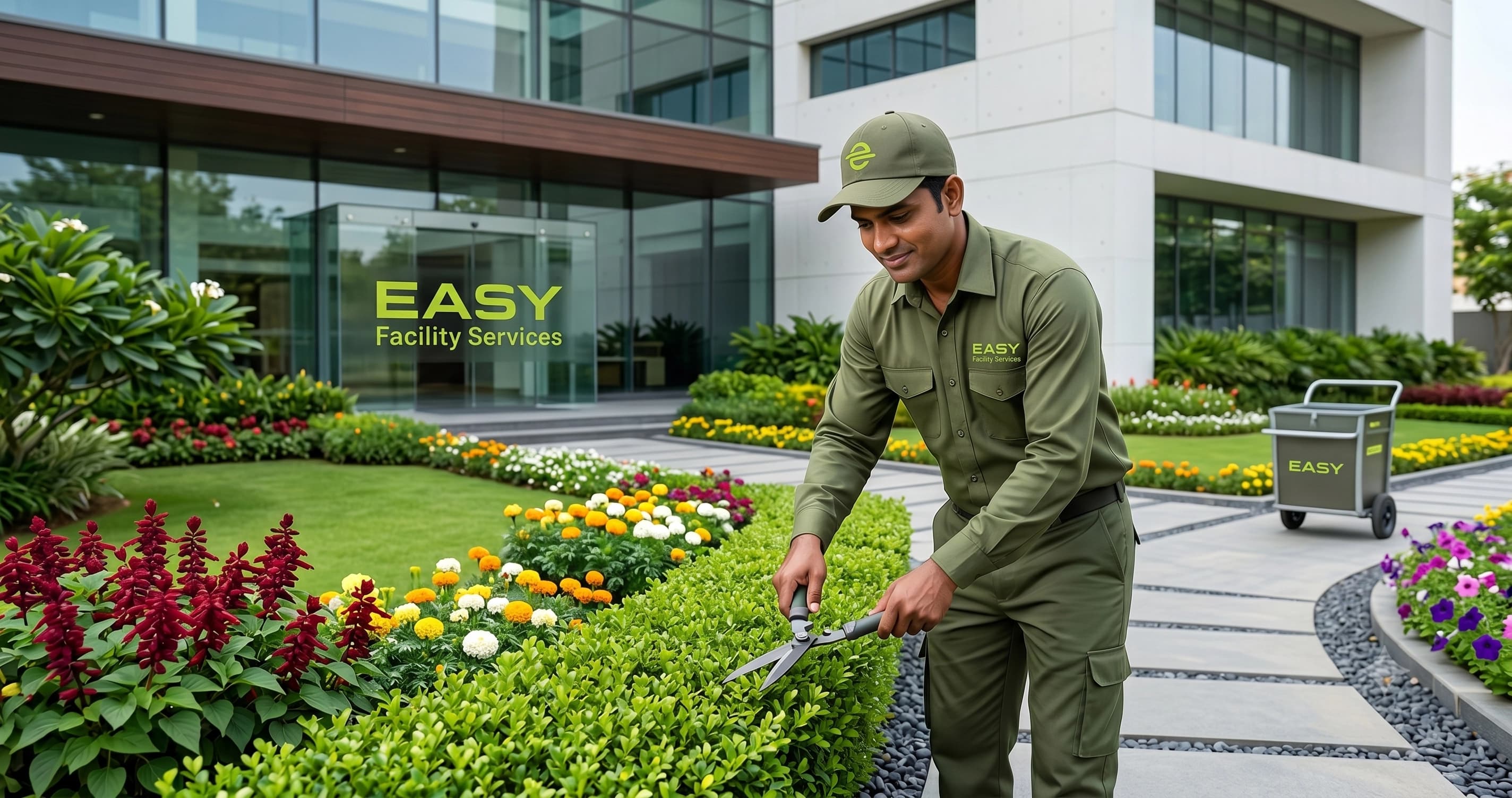 Professional landscaping services for corporate campuses and residential complexes in Chennai 2026
